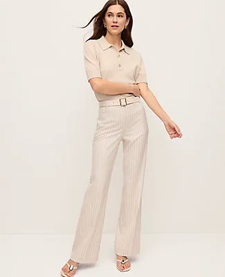 Ann Taylor The Petite Flare Trouser in Plaid sold by Ann Taylor product image thumbnail 4