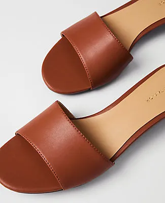 Ann Taylor Weekend Leather Wedge Sandal sold by Ann Taylor product image thumbnail 2