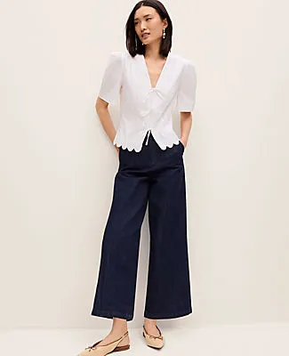 Ann Taylor Petite Tie Front Blouse sold by Ann Taylor product image thumbnail 3