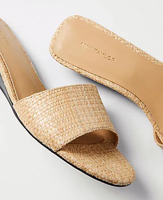 Ann Taylor Straw Wedge Sandal sold by Ann Taylor product image thumbnail 2