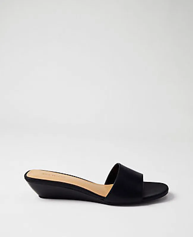 Ann Taylor Weekend Leather Wedge Sandal made by Ann Taylor