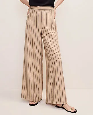 Ann Taylor The Petite Statement Palazzo Pant in Stripes sold by Ann Taylor product image thumbnail 2