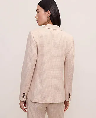 Ann Taylor The Petite Hutton Blazer in Houndstooth sold by Ann Taylor product image thumbnail 2