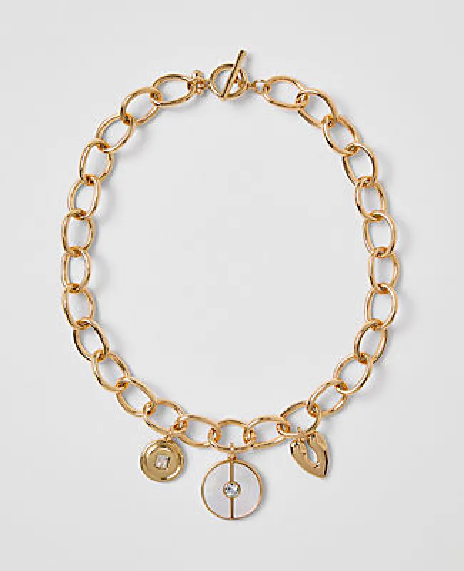 Ann Taylor Charm Necklace made by Ann Taylor