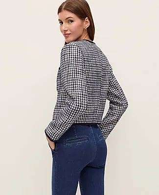 Ann Taylor Weekend Tweed Crew Neck Jacket sold by Ann Taylor product image thumbnail 2