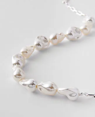Ann Taylor Pearlized Statement Necklace sold by Ann Taylor product image thumbnail 2