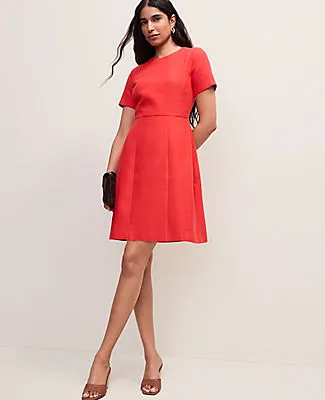 Ann Taylor Petite Crew Neck Flare Dress sold by Ann Taylor