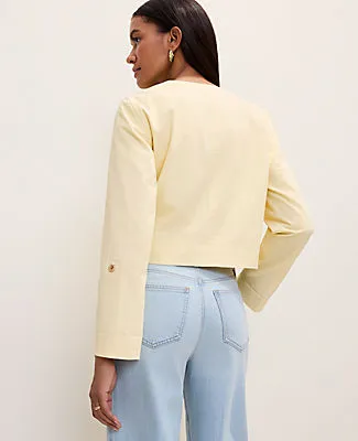 Ann Taylor Petite Weekend Crew Neck Jacket sold by Ann Taylor product image thumbnail 2