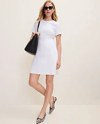 Ann Taylor Petite Crew Neck Flare Dress sold by Ann Taylor product image thumbnail 3