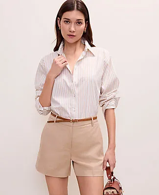Ann Taylor The Petite City Short in Linen Blend sold by Ann Taylor product image thumbnail 2