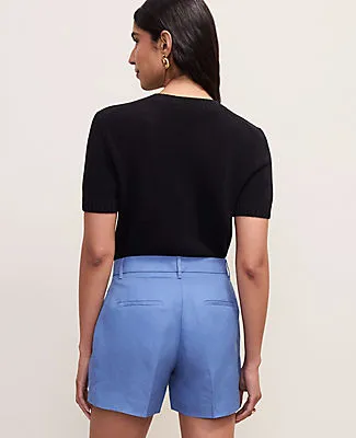Ann Taylor The City Short in Linen Blend sold by Ann Taylor product image thumbnail 3