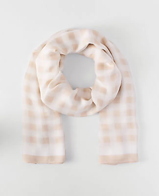 Ann Taylor Gingham Scarf made by Ann Taylor
