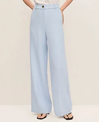 Ann Taylor The Perfect Wide-Leg Pant in Fluid Crepe sold by Ann Taylor product image thumbnail 2