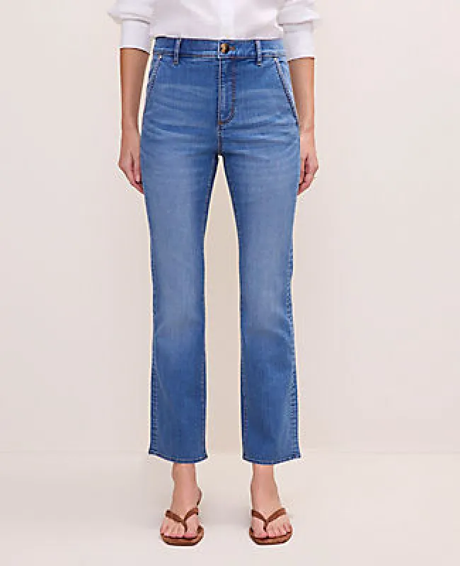 Ann Taylor The Petite Cropped Boot Jean — Curvy Fit made by Ann Taylor