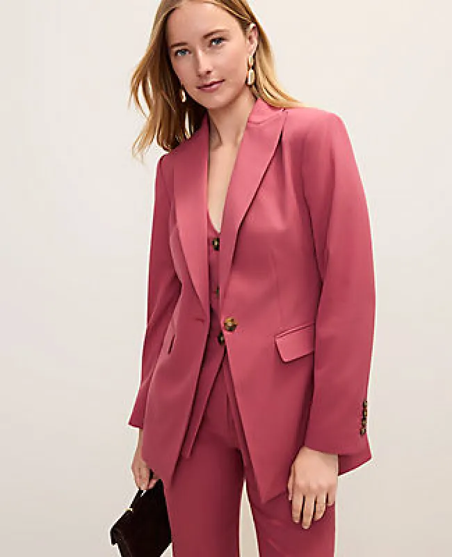 Ann Taylor The Fitted Long Blazer made by Ann Taylor
