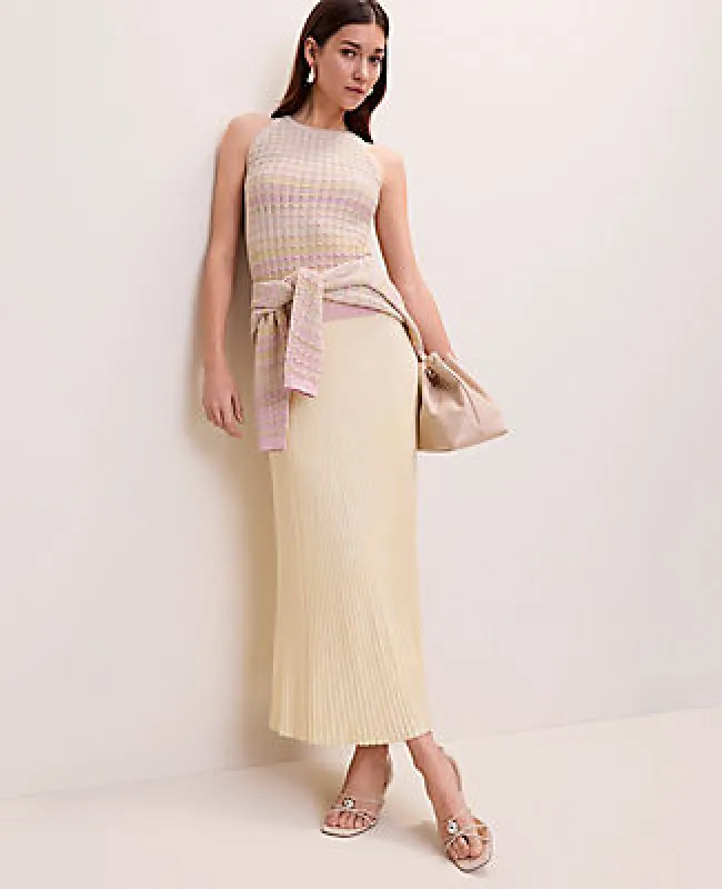Ann Taylor Petite Ribbed Midi Skirt made by Ann Taylor