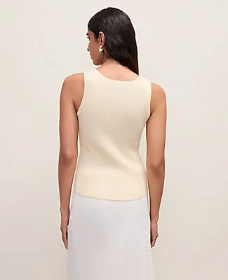 Ann Taylor Scoop Neck Sweater Shell Top sold by Ann Taylor product image thumbnail 2