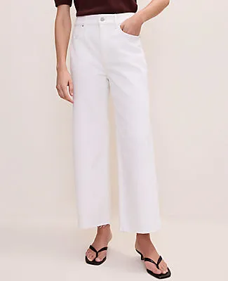 Ann Taylor The Petite Wide-Leg Crop Jean sold by Ann Taylor product image thumbnail 2