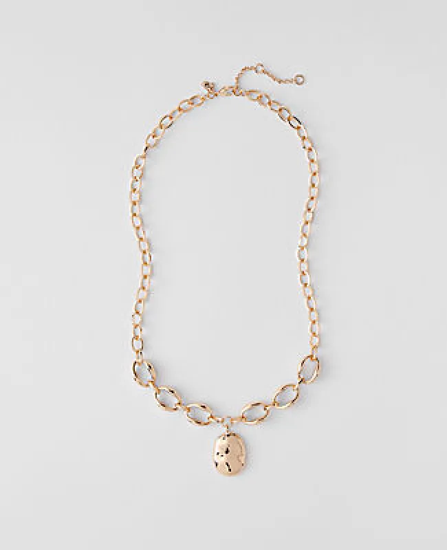 Ann Taylor Mixed Chain Pendant Necklace made by Ann Taylor