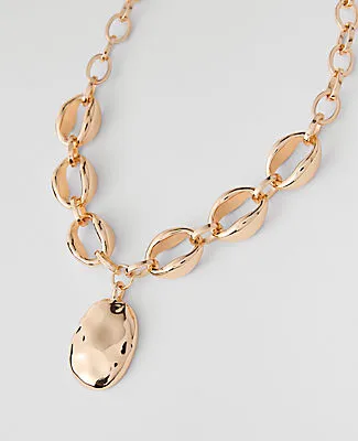 Ann Taylor Mixed Chain Pendant Necklace sold by Ann Taylor product image thumbnail 2