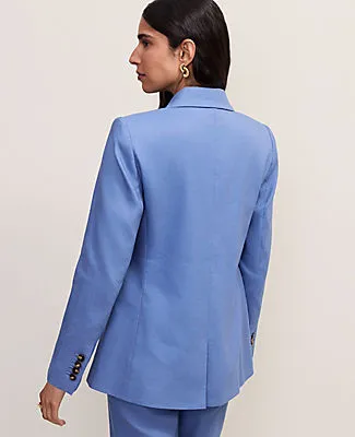 Ann Taylor The Petite Tailored Blazer in Linen Blend sold by Ann Taylor product image thumbnail 2