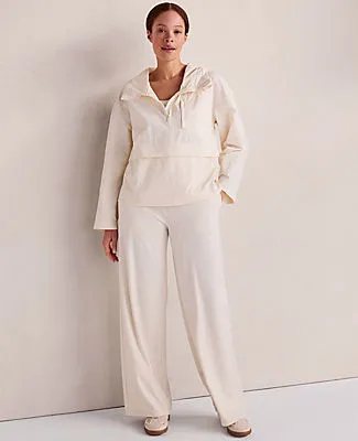 Ann Taylor Haven Well Within Crinkle Nylon Half-Zip Hooded Jacket sold by Ann Taylor product image thumbnail 4