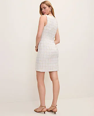 Ann Taylor Tweed Square Neck Shift Dress sold by Ann Taylor product image thumbnail 2
