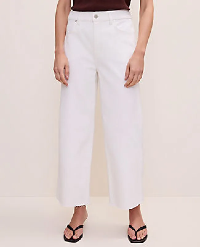 Ann Taylor The Wide-Leg Crop Jean — Curvy Fit made by Ann Taylor