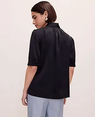Ann Taylor Satin Bow Blouse sold by Ann Taylor product image thumbnail 2