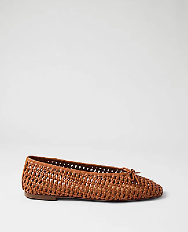 Ann Taylor Woven Bow Ballet Flat made by Ann Taylor