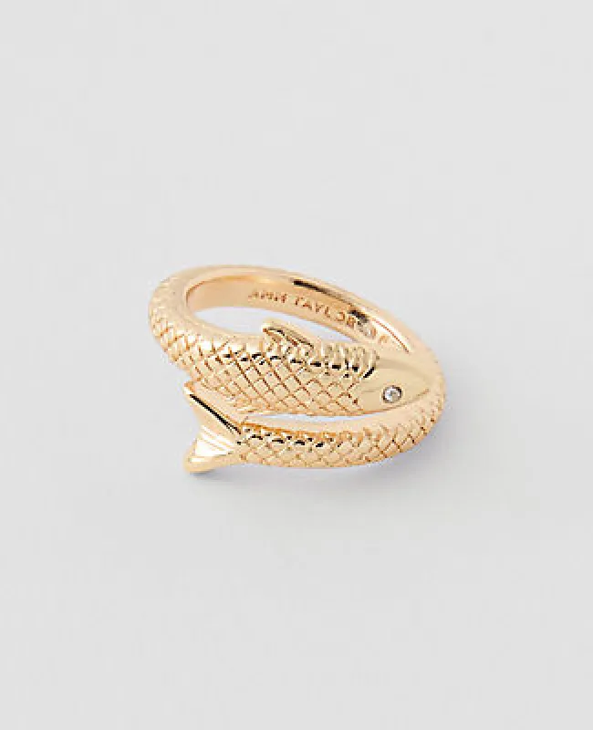 Ann Taylor Sardine Wrap Ring made by Ann Taylor