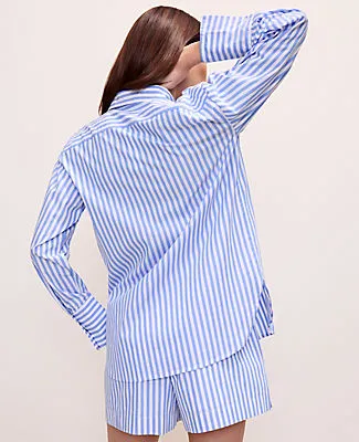 Ann Taylor Weekend Striped Button Down Shirt sold by Ann Taylor product image thumbnail 2