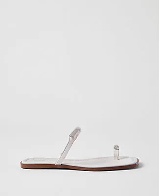 Ann Taylor Leather Embellished Sandal sold by Ann Taylor