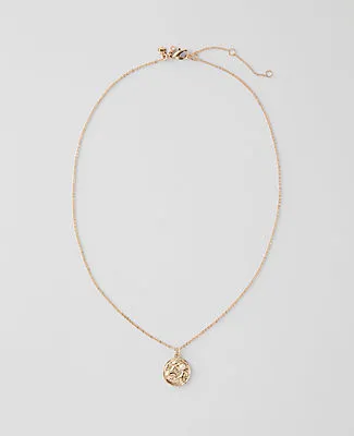 Ann Taylor Textured Pendant Necklace sold by Ann Taylor