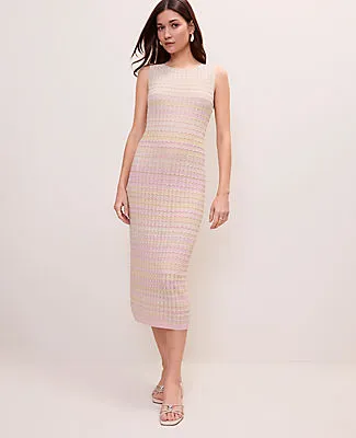 Ann Taylor Ombré Crochet Sweater Dress sold by Ann Taylor