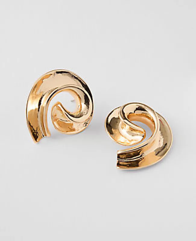 Ann Taylor Spiral Stud Earrings made by Ann Taylor