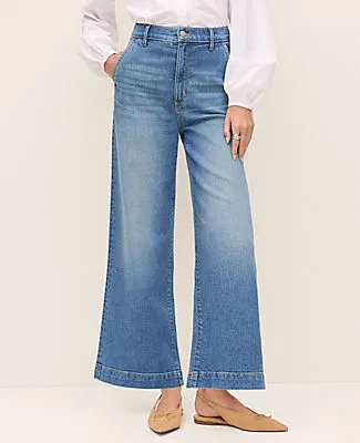 Ann Taylor The Petite Weekend Trouser Jean sold by Ann Taylor product image thumbnail 2
