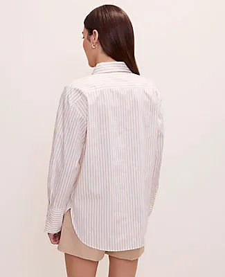 Ann Taylor Petite Striped Button Down Shirt sold by Ann Taylor product image thumbnail 2