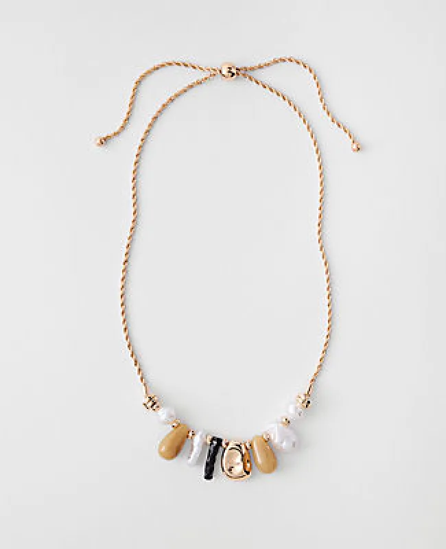 Ann Taylor Mixed Stone Pendant Necklace made by Ann Taylor