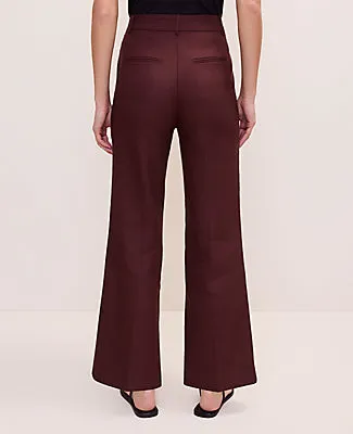 Ann Taylor The Flare Ankle Pant in Linen Blend sold by Ann Taylor product image thumbnail 3