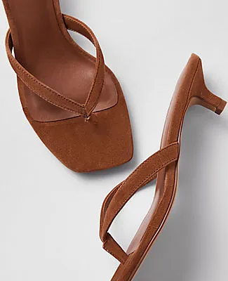Ann Taylor Suede Flip Flop Heel Sandal sold by Ann Taylor product image thumbnail 2