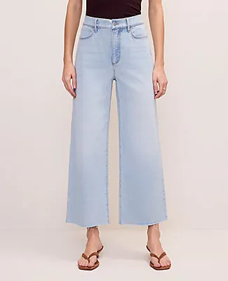 Ann Taylor The Petite Wide-Leg Crop Jean — Curvy Fit sold by Ann Taylor