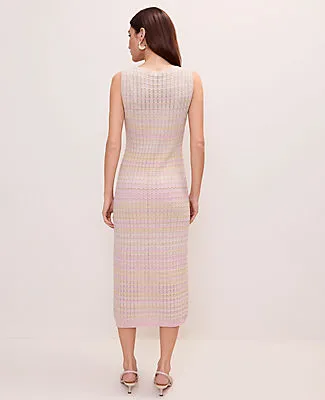 Ann Taylor Petite Ombré Crochet Sweater Dress sold by Ann Taylor product image thumbnail 2