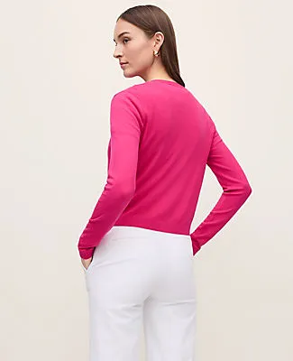 Ann Taylor Cropped Open Cardigan sold by Ann Taylor product image thumbnail 2