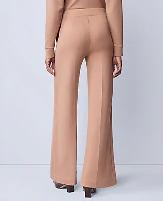 Ann Taylor Petite Weekend Easy Wide-Leg Pant in CloudPlush sold by Ann Taylor product image thumbnail 3
