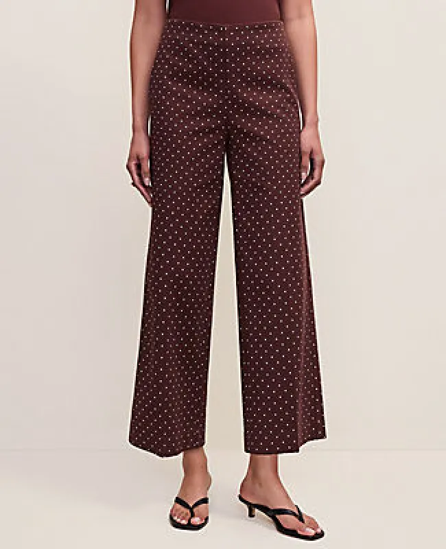 Ann Taylor The Grace Pant in Micro Dot made by Ann Taylor