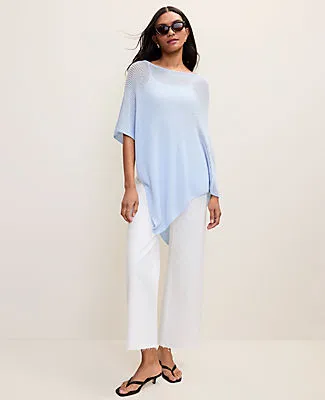 Ann Taylor Weekend Crochet Poncho sold by Ann Taylor