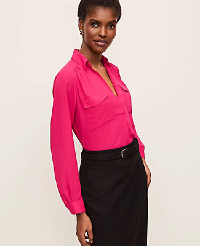 Ann Taylor Camp Shirt made by Ann Taylor