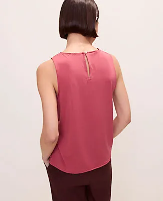 Ann Taylor Mixed Media Lace Trim Top sold by Ann Taylor product image thumbnail 2