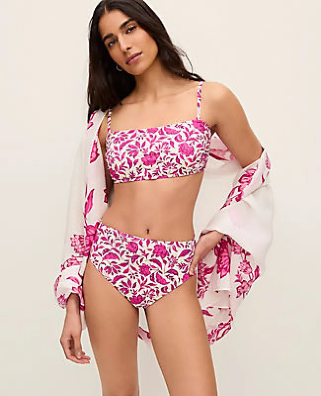 Ann Taylor Floral Two Piece Swimsuit made by Ann Taylor